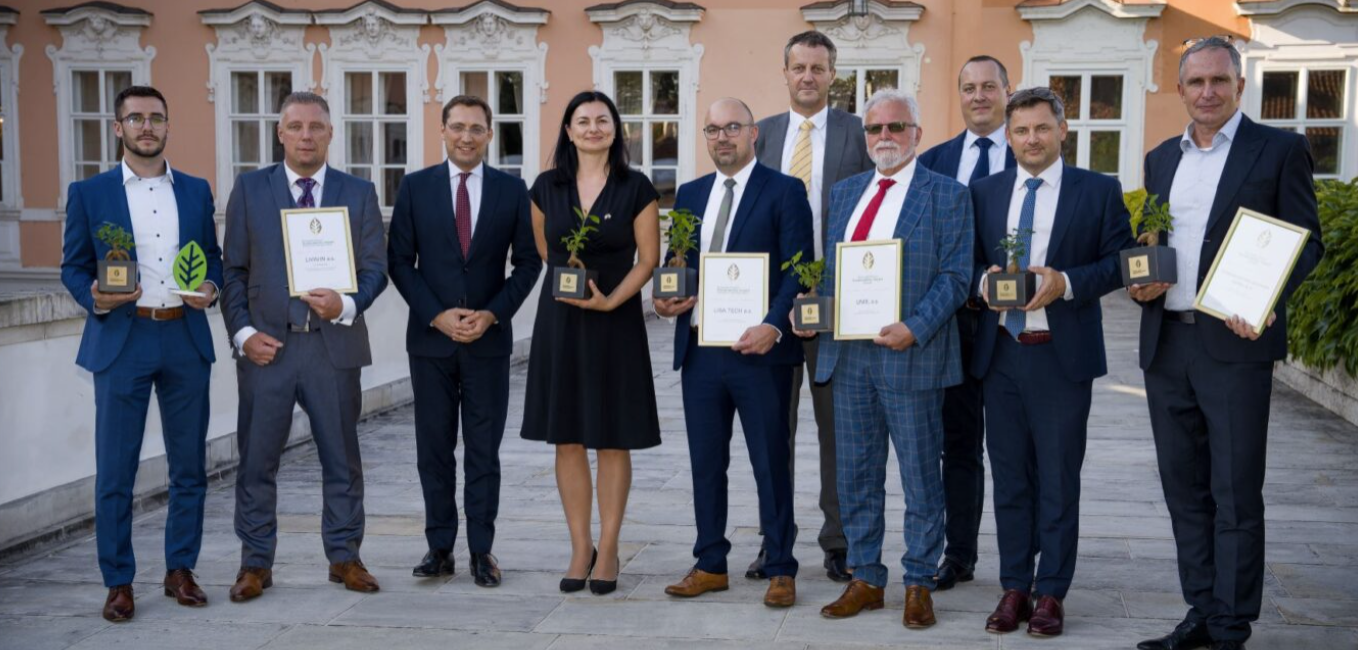 Získali jsme ocenění za udržitelnost