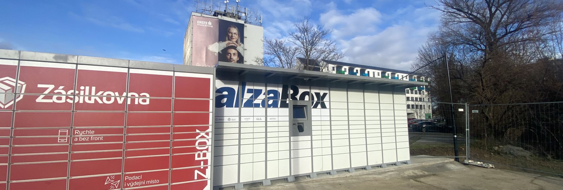 Umístění AlzaBoxu v areálu SVATOPETRSKA