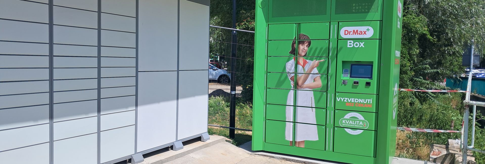 Umístění GLS ParcelBoxu v areálu SVATOPETRSKA