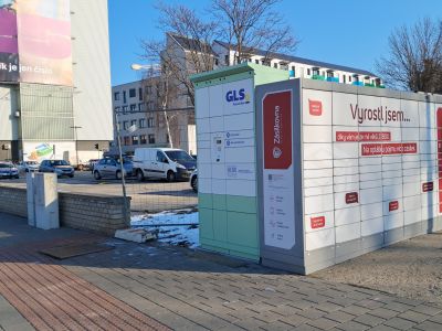 Umístění GLS ParcelBoxu v areálu SVATOPETRSKA