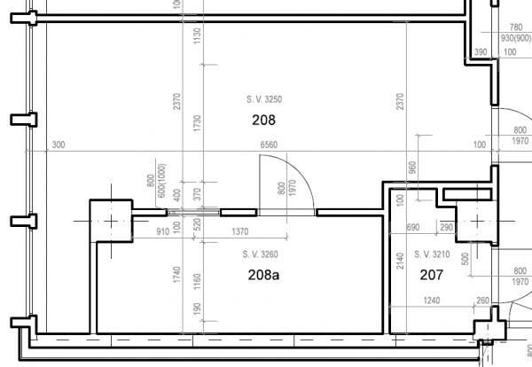 208 + 208a - Kancelář - 18 + 7 m2