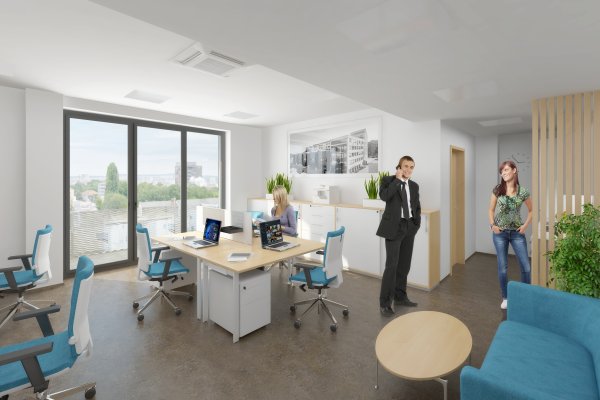 D1 6.1 Kancelář / Ateliér s balkonem 51 m2 - Další 3