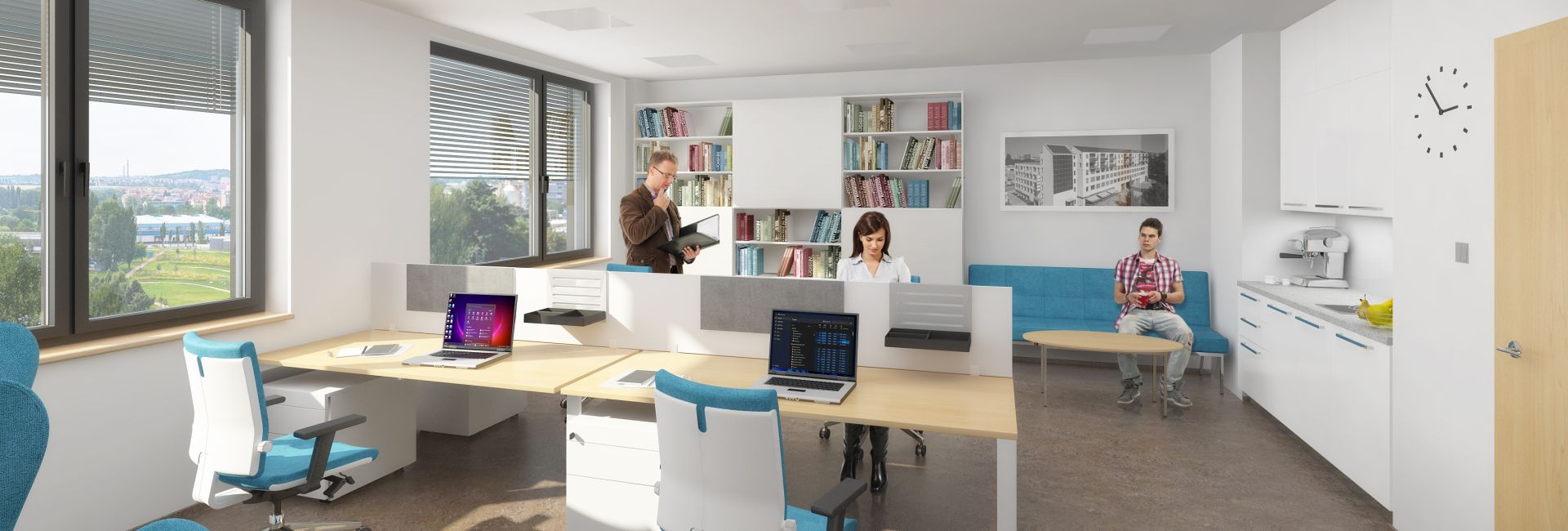 D1 6.4 Kancelář / Ateliér 46 m2