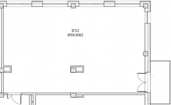 D1 5.2 Open space s balkonem 115 m2