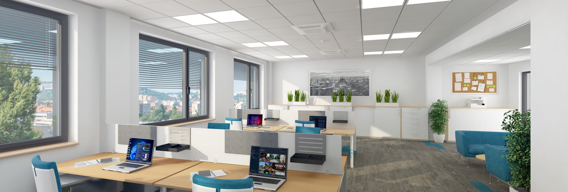 D1 5.2 Open space s balkonem 115 m2