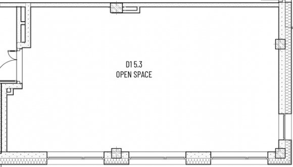 D1 5.3 Open space 64 m2