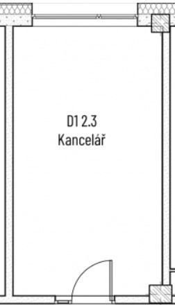D1 2.3 Kancelář 20 m2