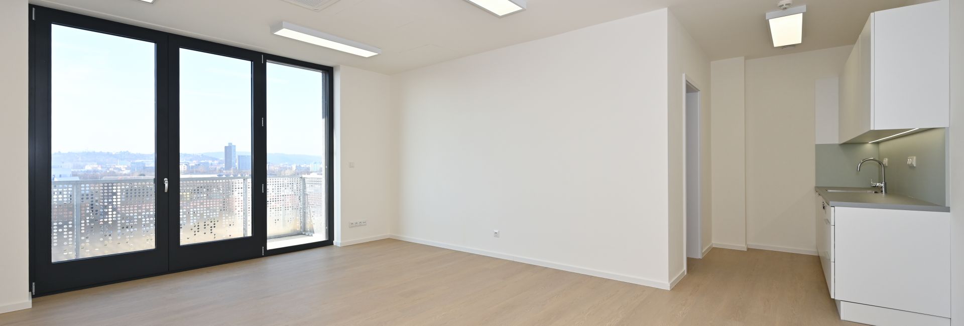 D1 7.1 Kancelář / Ateliér s balkonem 51 m2