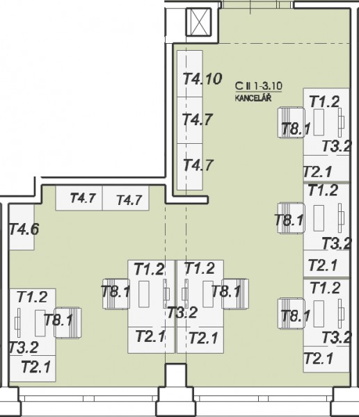 C II 3.10 Kancelář 30 m2